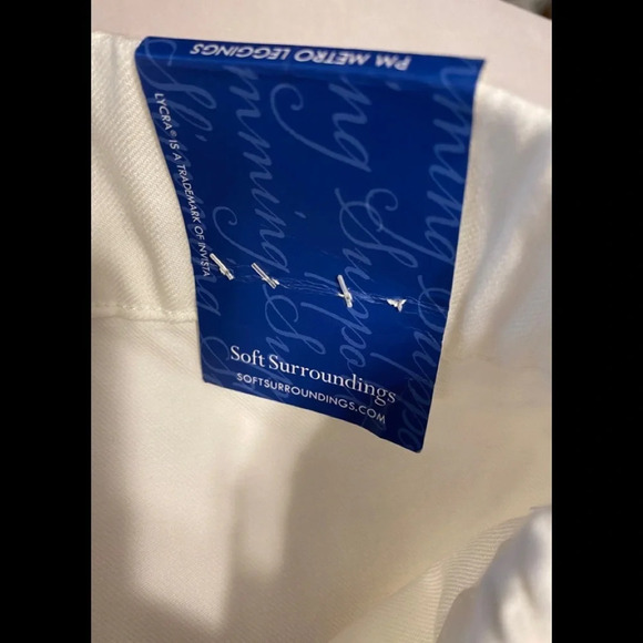NWT Soft Surroundings Metro Legging Jeans White - Picture 3 of 6